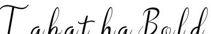 Tabatha Bold字体预览图