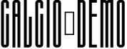 Calcio-Demo字体预览图