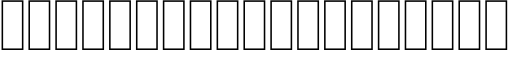 AGA Granada Outline字体预览图