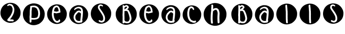 2Peas Beach Balls字体预览图