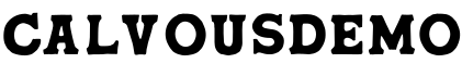 CalvousDEMO字体预览图