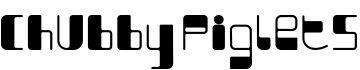 Chubby Piglets字体预览图