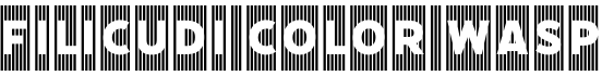 Filicudi Color Wasp字体预览图