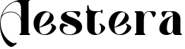 Aestera字体预览图