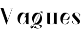 Vagues字体预览图