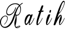 Ratih字体预览
