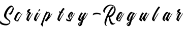 Scriptsy-Regular字体预览