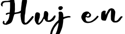 Hujen字体预览图