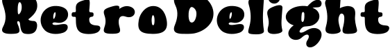 Retro Delight字体预览图