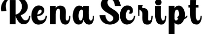 RenaScript字体预览