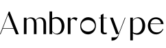 Ambrotype字体预览图