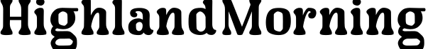 Highland Morning字体预览