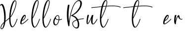 Hello Butter字体预览图