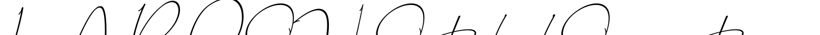 LAROSH Sithal Signature字体预览