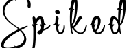 Spiked字体预览
