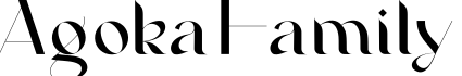 Agoka Family字体预览
