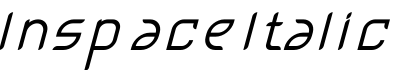 Inspace Italic字体预览