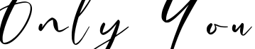 Only You字体预览