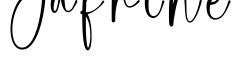 Jafrine字体预览图