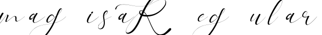magisa Regular字体预览图