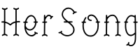 Her Song字体预览图