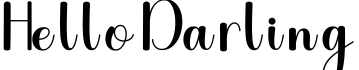 HelloDarling字体预览