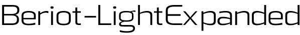 Beriot-LightExpanded字体预览图