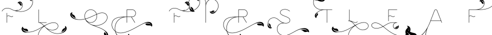 Flor First Leaf字体预览图