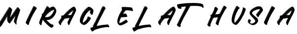 Miracle Lathusia字体预览图
