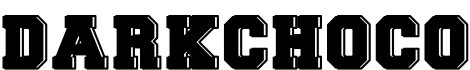 DARKCHOCO字体预览