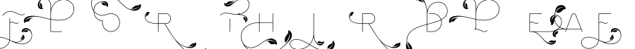 Flor Third Leaf字体预览图