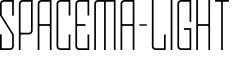 Spacema-Light字体预览