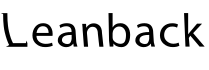 Leanback字体预览图