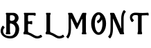 BELMONT字体预览图