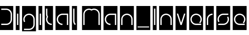 Digital Man_Inverse字体预览图