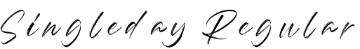 Singleday Regular字体预览图