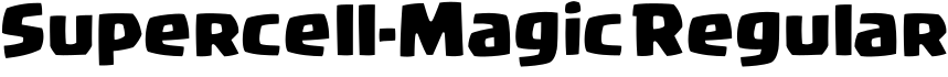 Supercell-Magic Regular字体预览图