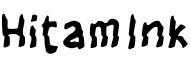 Hitam Ink字体预览图