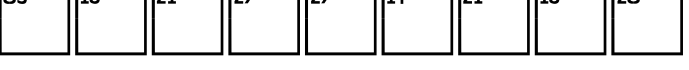 Crossword字体预览