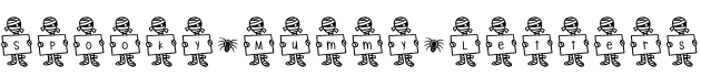 Spooky*Mummy*Letters字体预览图