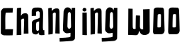 Changing W00字体预览图