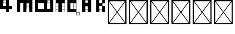 4 MATCH Regular字体预览图