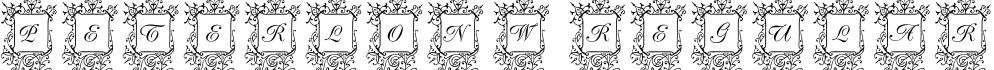 Peterlon W05 Regular字体预览图