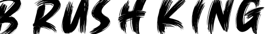Brush King字体预览图