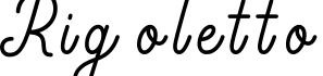 Rigoletto字体预览