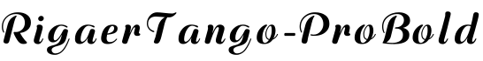 RigaerTango-ProBold字体预览