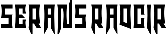SERANS RADCIR字体预览图