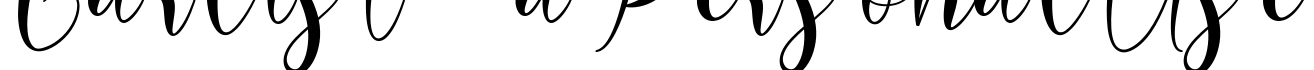 Carlista Personal Use字体预览图