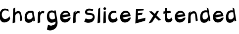 Charger Slice Extended字体预览图