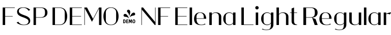 FSP DEMO - NF Elena Light Regular字体预览
